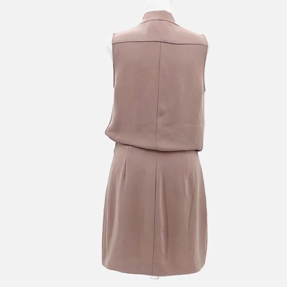 Aritzia Babaton Phoenix Shawl Collar Dress in Quarry - Size 4 - Picture 4 of 9